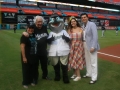 At the Marlins game where Ferdie threw the first ball.